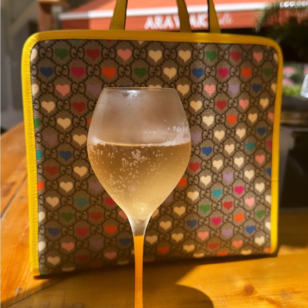 Gucci Multicolor Heart Pattern Tote